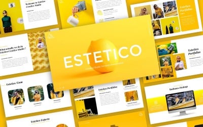 Estetico - Fashion Presentation PowerPoint Template