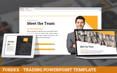 Fordex - Trading Szablon programu PowerPoint