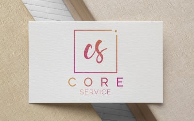 Modèle de logo de service de base