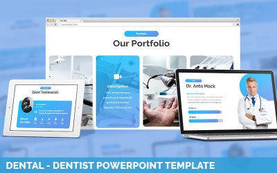 Modèle PowerPoint de dentiste - dentiste