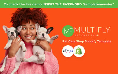 Multiplizieren Sie Responsive Pets Shop Shopify Theme