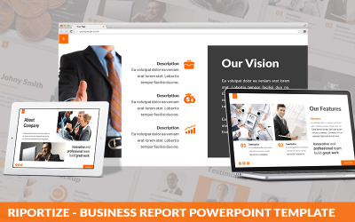Riportize - Business Report Powerpoint Template