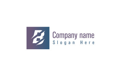 Snygg B-logotypmall