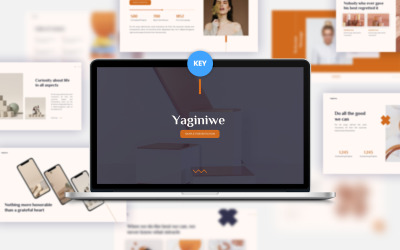 Yaginiwe创意主题演讲模板