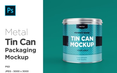Metalldose Mockup