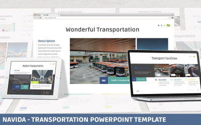 Navida - PowerPoint-sjabloon voor vervoer