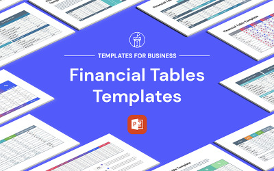 Plantillas de tablas financieras para PowerPoint