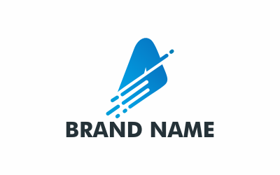 Letter A Delivery  Logo Template