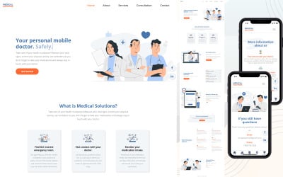 Çevrimiçi Doktor - HTML5 Açılış Sayfası Şablonu