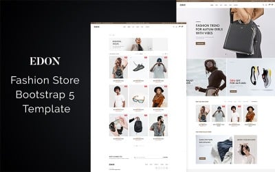 Edon - Fashion Store Bootstrap 5 Web Sitesi Şablonu