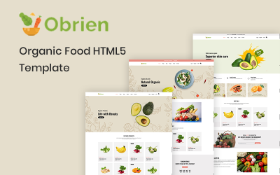 Obrien - Modello di sito Web HTML5 per alimenti biologici