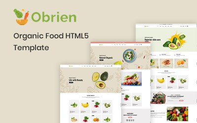 Obrien - Plantilla de sitio web HTML5 de alimentos orgánicos