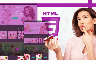 Sweatz - Tatlı Dükkanı Web Sitesi Şablonu
