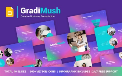 Diapositive Google GradiMush Creative Business Premium