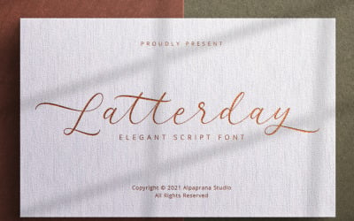 Latterday - Fuente Elegant Script