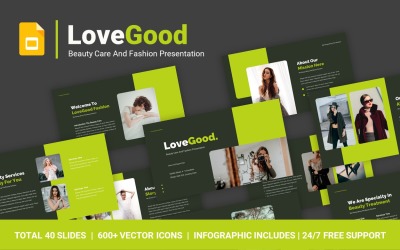 LoveGood Beauty Care a Fashion Premium Google Slides