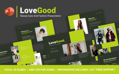 Modello PowerPoint - LoveGood bellezza cura e moda