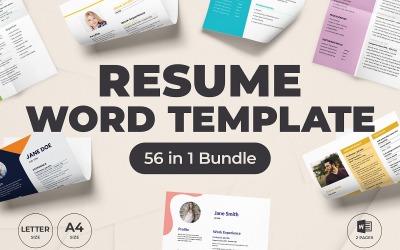 Professional Resume CV Template Bundle