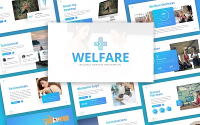Welfare - Modello PowerPoint multiuso per il benessere