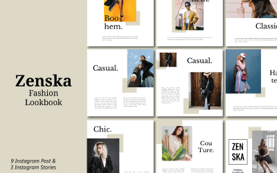 Zenska Vol-Instagram PowerPoint模板