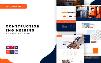 Konstruksy - Construction Engineering WordPress Theme