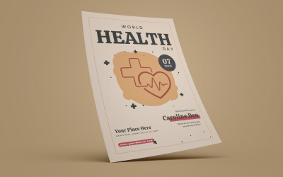 Světový den zdraví Corporate Identity Flyer