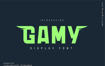 Gamy字体