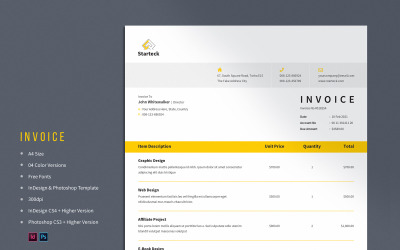 Minimal Invoice Corporate Template