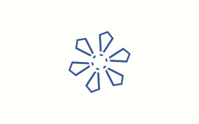 Modèle de logo de roue