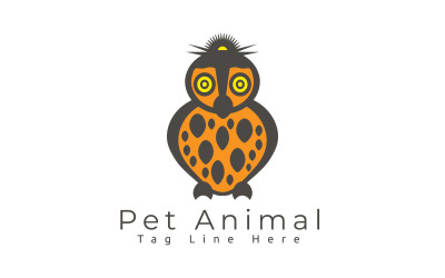 Pet Hayvan Logo Şablonu