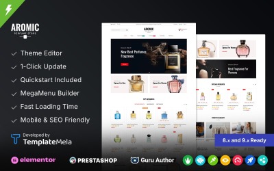 Aroma - Parfüm Prestashop téma