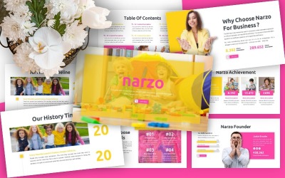 Narzo - Шаблон PowerPoint для бізнесу