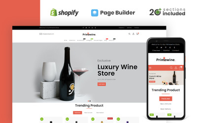 Tema de Shopify de Prime Wine Store