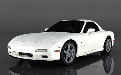 1997 Mazda RX-7 3D模型