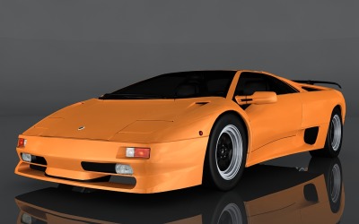 Lamborghini Diablo 1997 3D模型