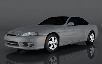1997 Lexus SC300 3D-Modell