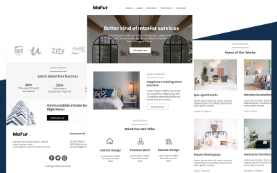 Mafur - Multipurpose Furniture Email Newsletter Mall
