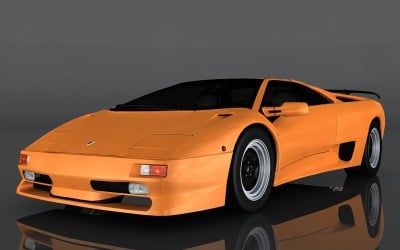 Modelo 3D Lamborghini Diablo 1997