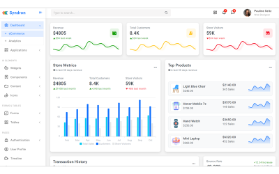 Syndron - Bootstrap5 rendszergazdai sablon
