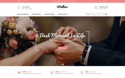 Wedlow - Tema Prestashop per matrimoni