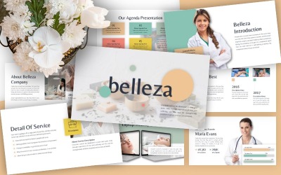Belleza - Modello PowerPoint aziendale