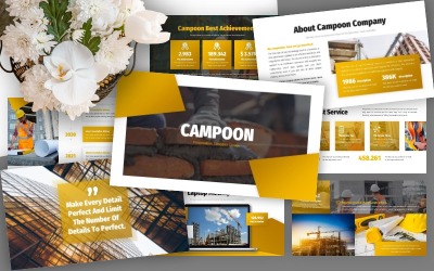 Campoon - Modèle Powerpoint Business
