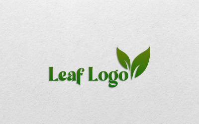 Green Leaf Logo Design