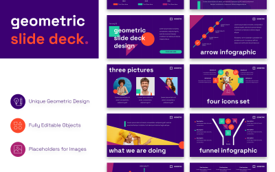 Современные геометрические презентации Шаблоны презентаций PowerPoint
