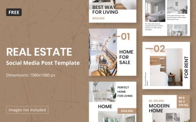 Free Instagram Post Templates for Real Estate