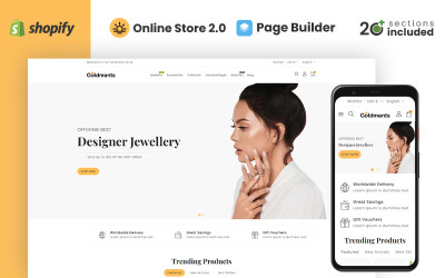 Goldments Jewellery Store Shopify Theme
