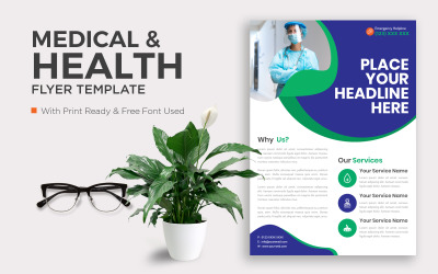 Medical leaflets Corporate identity template