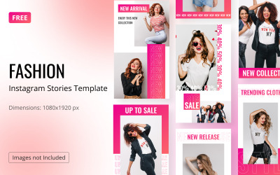 Plantillas de Instagram de moda gratis Historias femeninas