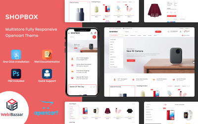 Shopbox - Modèle OpenCart 3 minimal