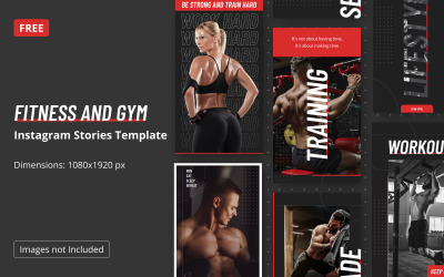 Ücretsiz Instagram Story Fitness Şablonları